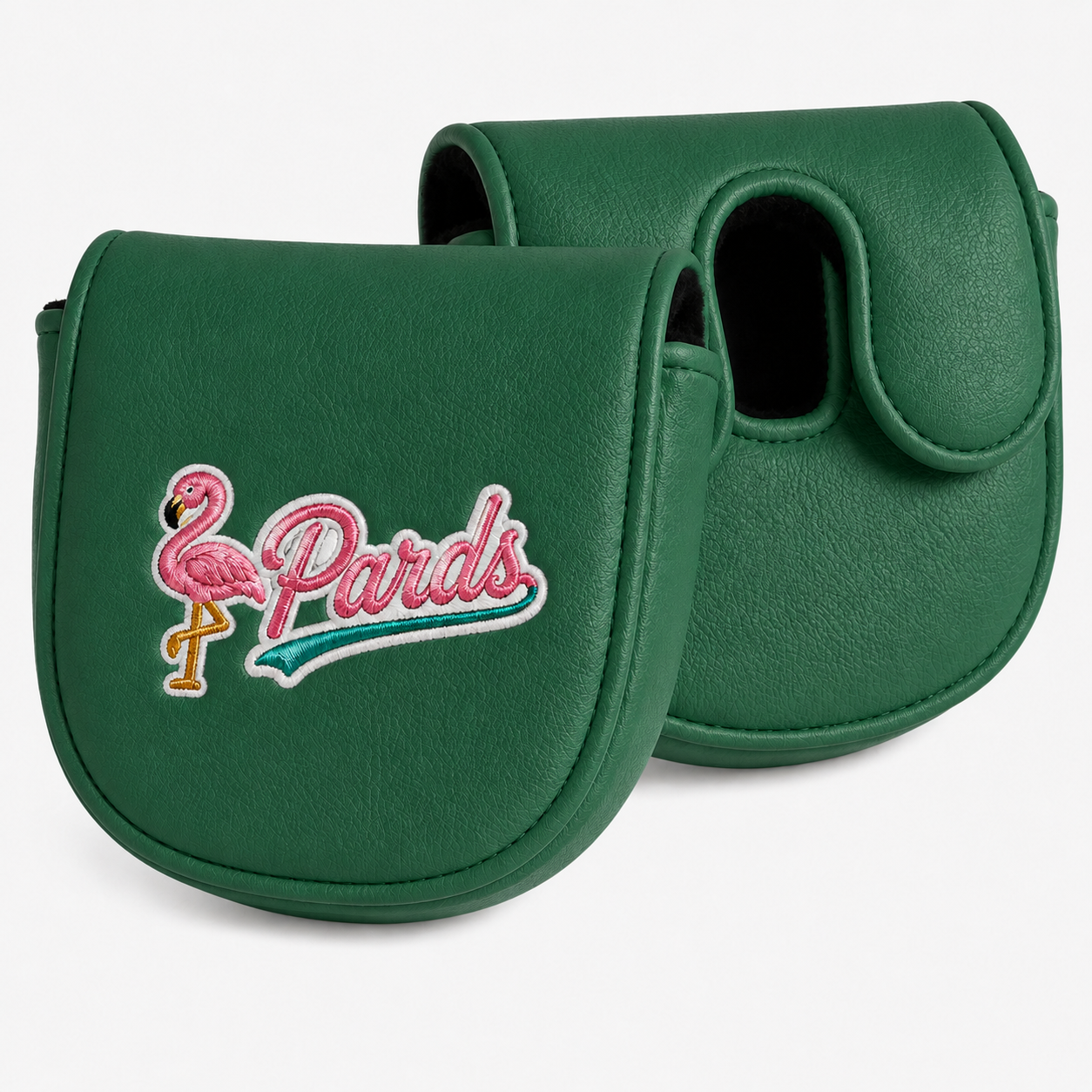 Flamingo Putter Headcover — Masters Green