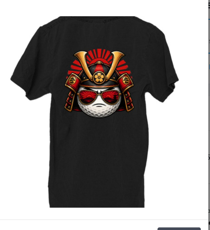 Samurai Tee — back